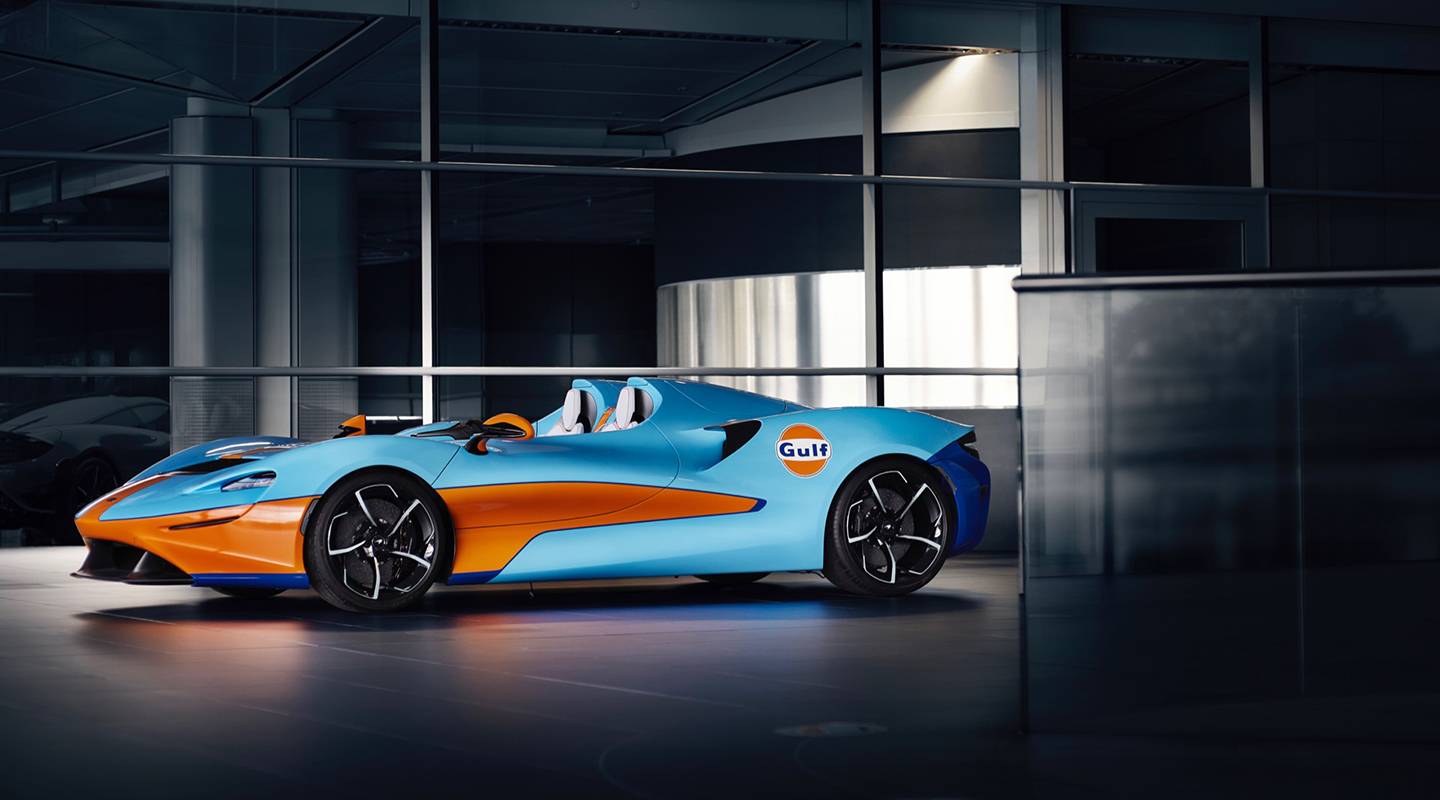 McLaren Elva Gulf Theme: Dấu ấn khác biệt trong thế giới siêu xe