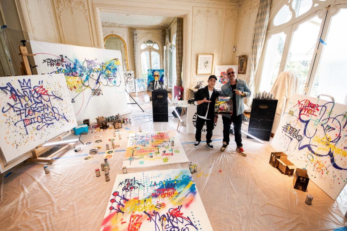 “Bữa tiệc nghệ thuật” kết hợp giữa 2 nghệ sĩ gốc Việt: Cyril Kongo và Florian Picasso