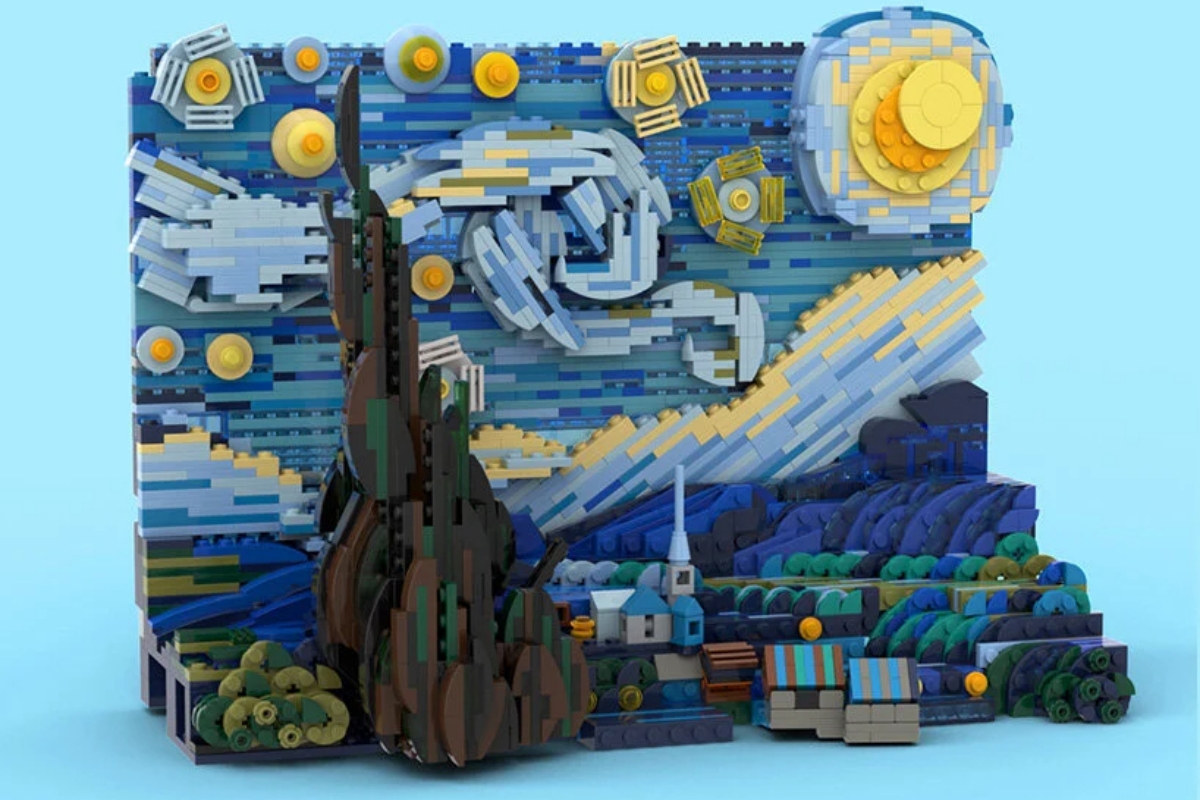 Bức họa The Starry Night đã có bản LEGO với 1552 chi tiết