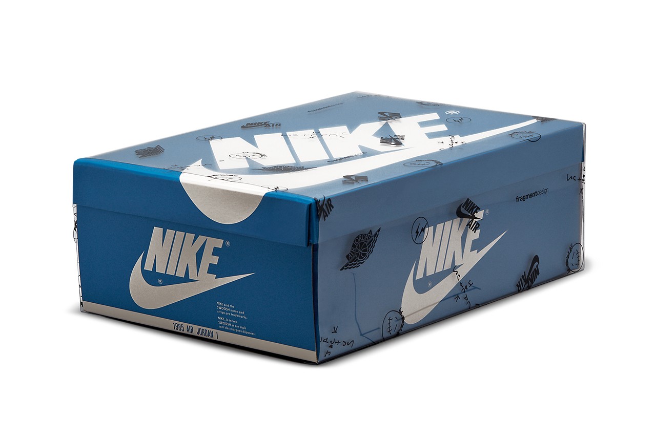 Travis Scott x fragment design x Air Jordan 1 High “Military Blue”