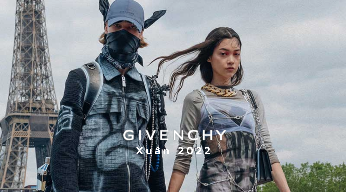 Givenchy mùa Xuân 2022: Graffiti, và câu chuyện Hoa Kỳ giữa lòng đất Pháp