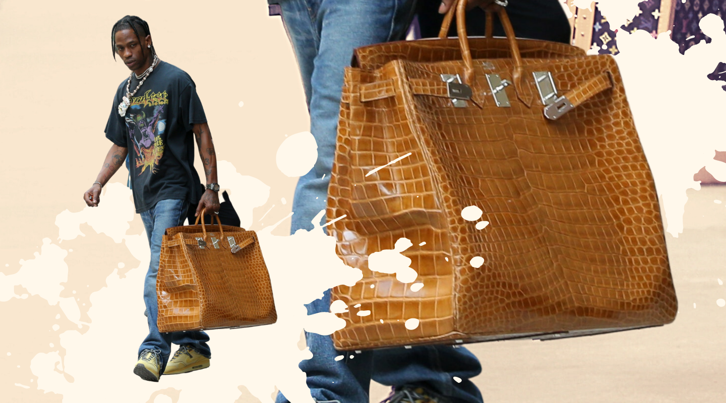 #ItemHunted: “Truy tìm tung tích” chiếc túi Hermès ngoại cỡ đi cùng Travis Scott!