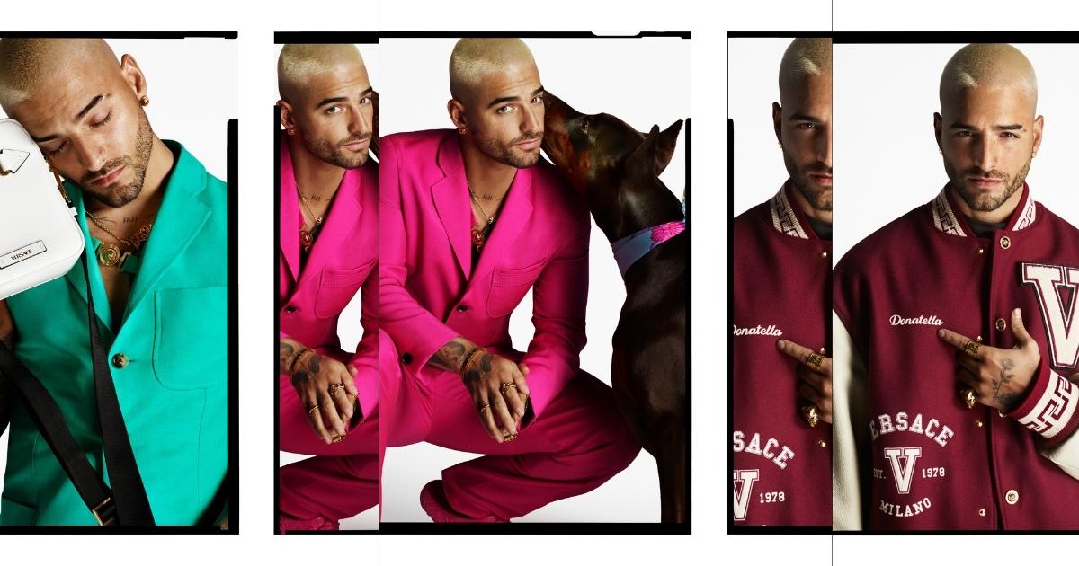 Maluma là gương mặt đại diện chiến dịch Versace Men Xuân Hè 2022