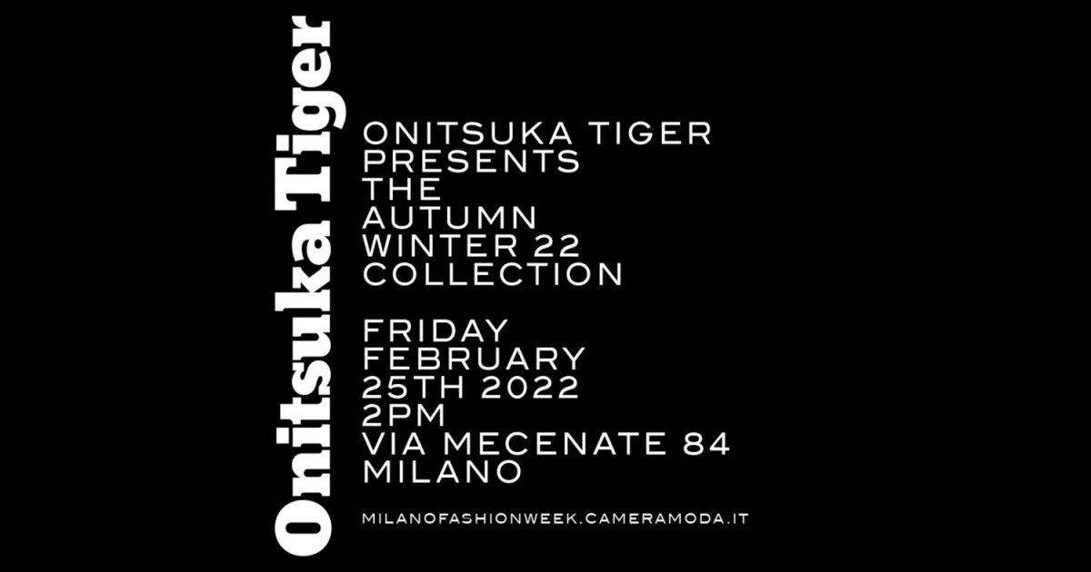 [LIVESTREAM] Onitsuka Tiger Thu Đông 2022, 8:00 PM, 25/2/2022