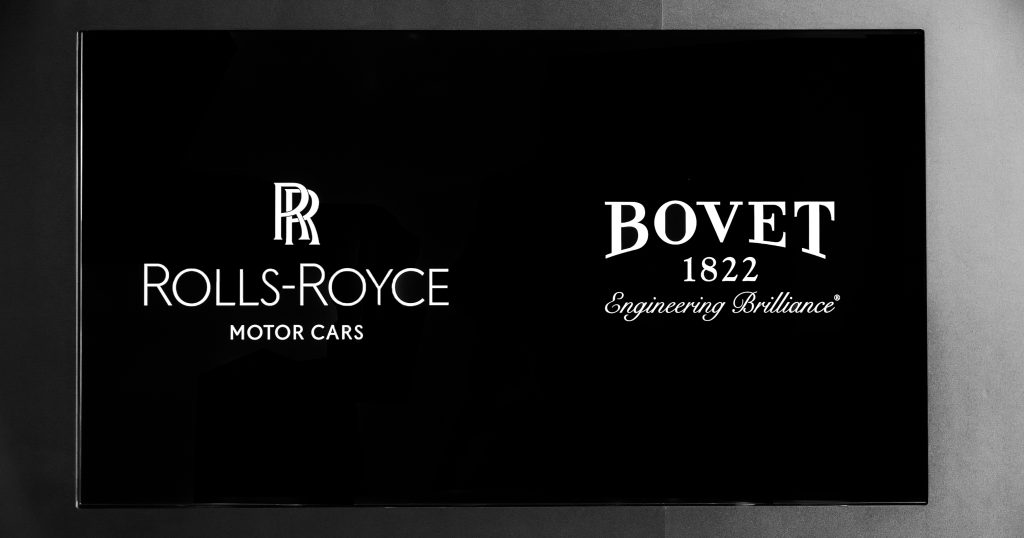 Ấn tượng cặp đồng hồ Bovet 1822 trên tác phẩm Rolls-Royce Boat Tail