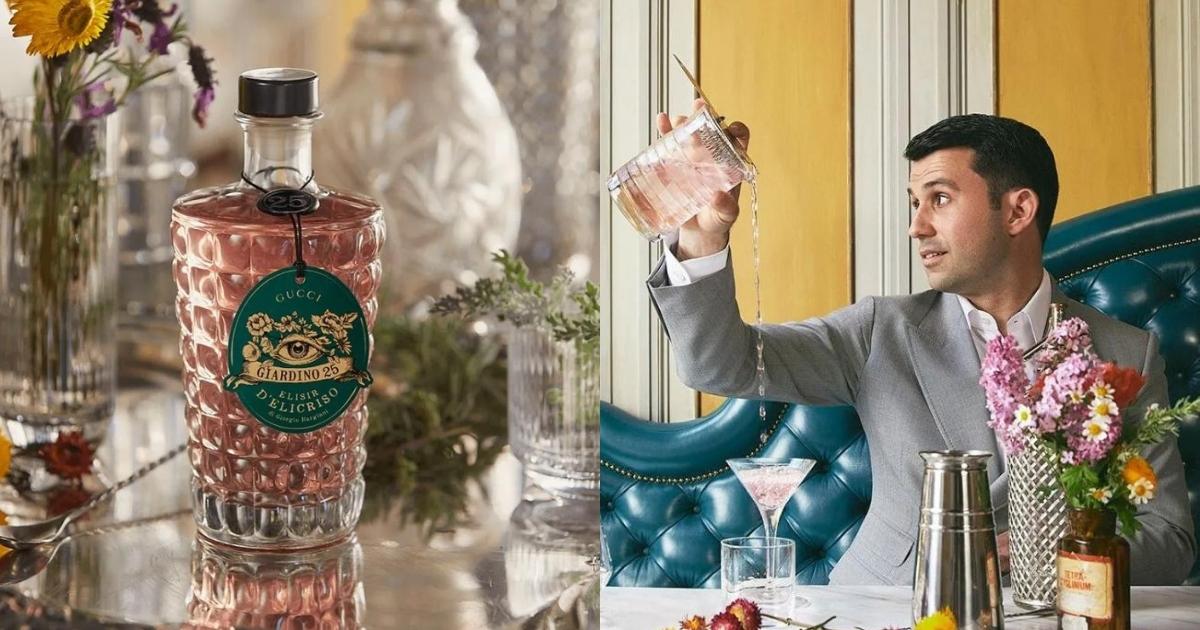 Gucci Elisir d'Elicriso cocktail is available online