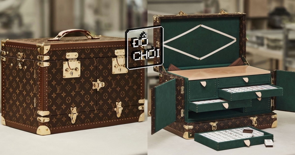 Louis Vuitton nâng tầm diện mạo cho bộ mạt chược Vanity Mahjong