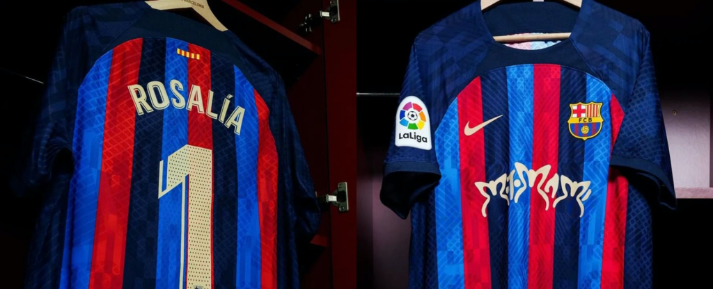 Modern Collectible: CLB Barcelona vinh danh ROSALÍA trong bộ áo đấu giới hạn