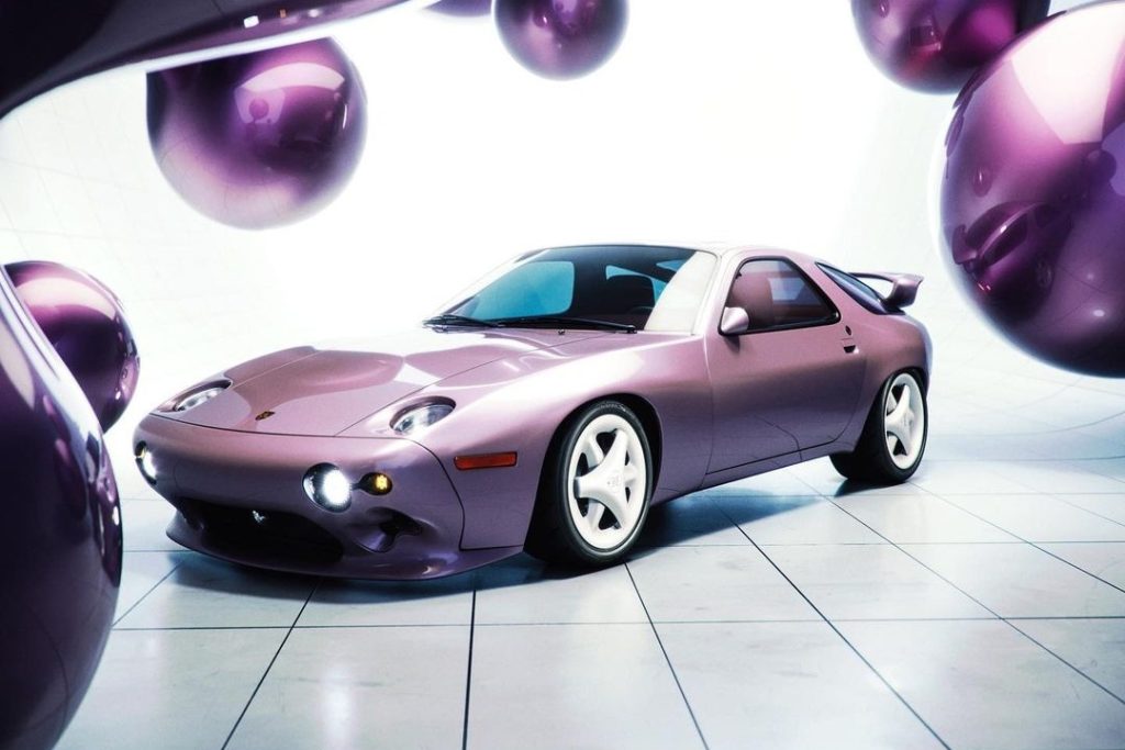 Modern Collectible: Một chiếc Porsche Nebula 928 phong cách Y2K độc nhất thế giới