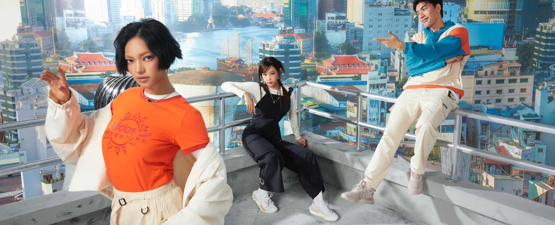 adidas đồng hành cùng HIEUTHUHAI, Châu Bùi ra mắt chiến dịch thời trang