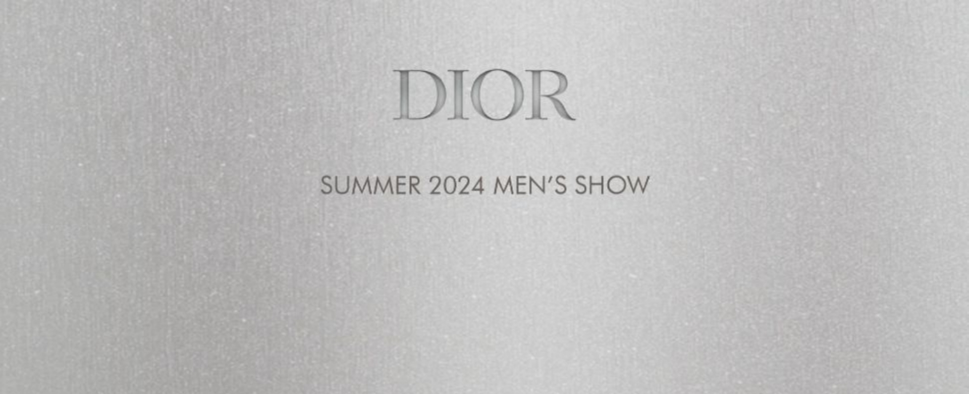 [Livestream] Show diễn Dior Men Xuân Hè 2024 lúc 8:00pm, 23/06/2023
