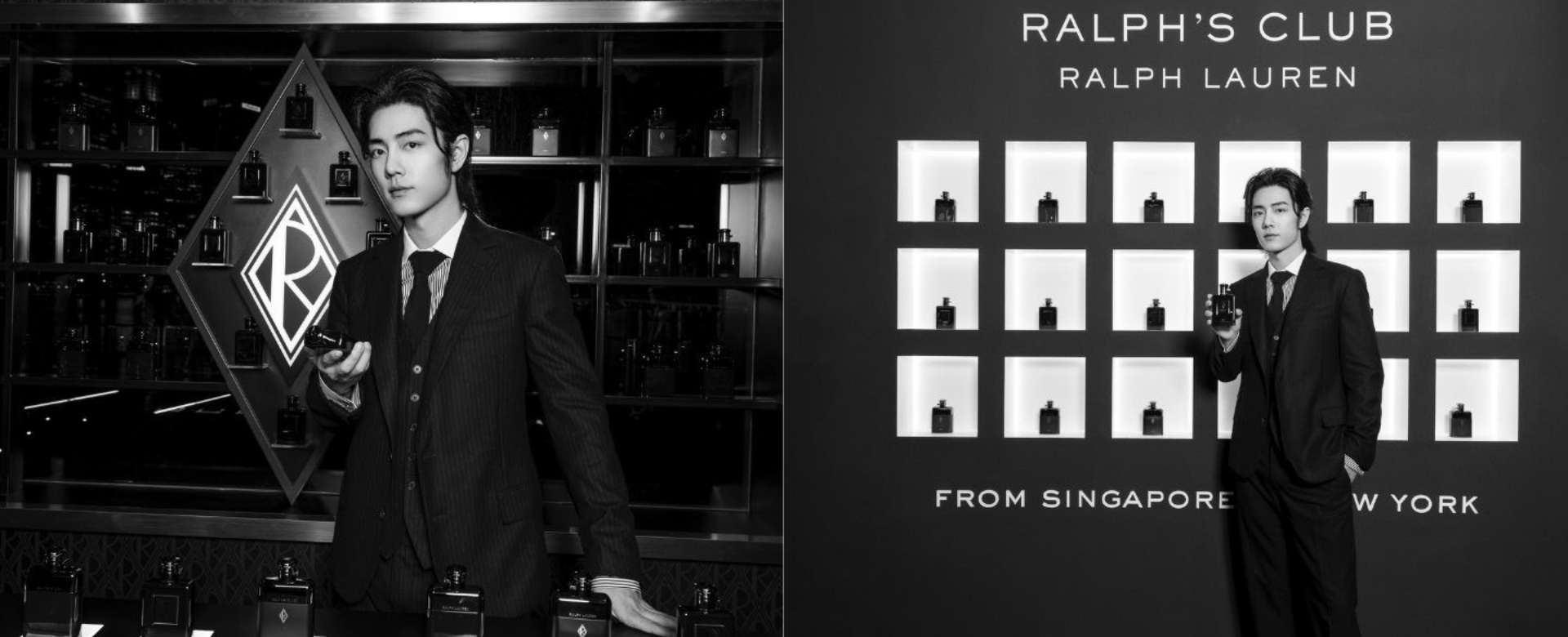 Tiêu Chiến bất ngờ xuất hiện tại sự kiện giới thiệu hương thơm Ralph’s Club Elixir của Ralph Lauren 
