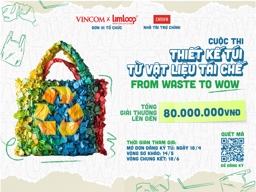 Cuộc thi “Thiết kế túi từ vật liệu tái chế” và những thông tin bạn cần biết