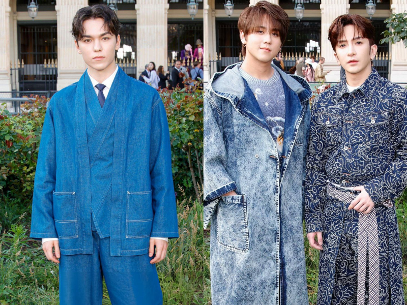 Vernon (SEVENTEEN) và dàn sao xuất hiện cá tính tại show KENZO Xuân Hè 2025