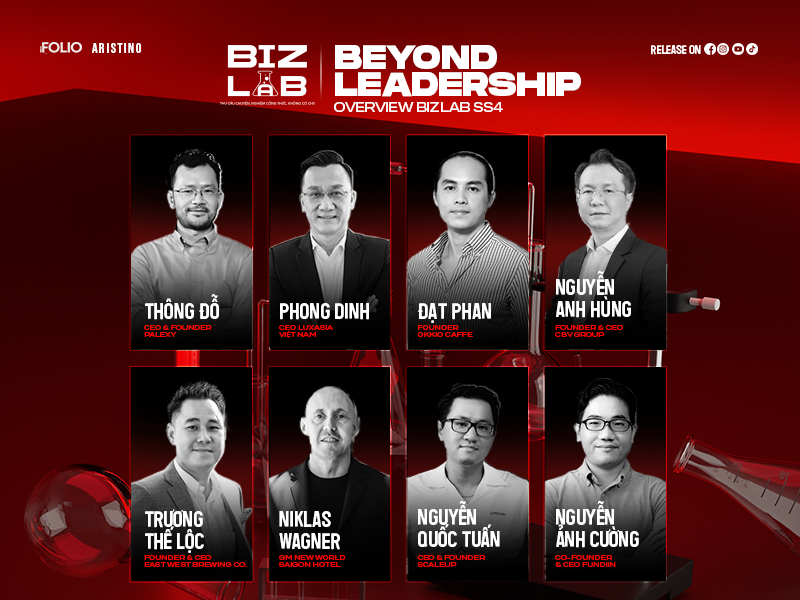 BizLab Series SS4 – Beyond Leadership: 8 lãnh đạo tài ba, 8 thử nghiệm tiêu biểu của thị trường